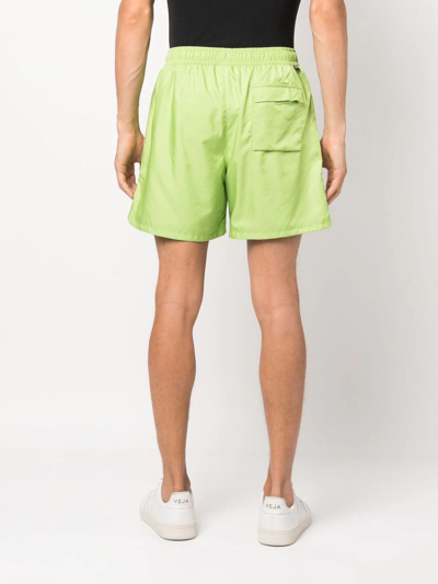 Shop Nike Logo Drawstring Shorts In Grün