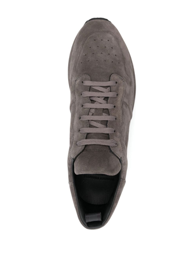 Shop Officine Creative Suede Low-top Sneakers In Grau