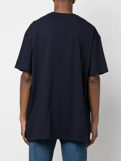 Shop Vivienne Westwood Pin-up Short-sleeve T-shirt In Blue