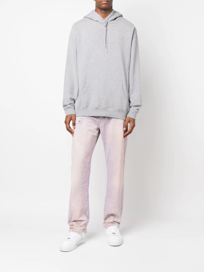 Shop Purple Brand Straight-leg Bleached Jeans In Rosa