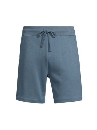 Shop Alo Yoga Men's 7.25" Chill Shorts In Bluestone