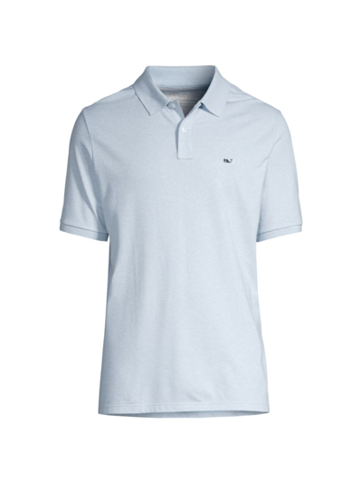 Shop Vineyard Vines Men's Edgartown Piqué Polo Shirt In Jake Blue