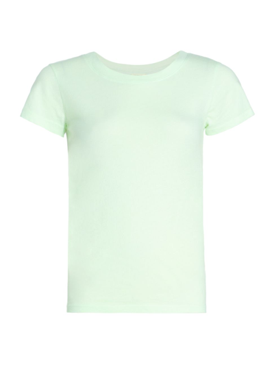 Shop L Agence Women's Cory High-low Tee In Soft Mint