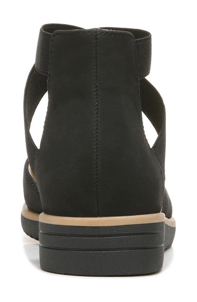 Natural Soul Soul Naturalizer Intro D'orsay Wedge Flat In Black Synthetic Nubuck