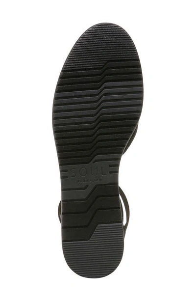 Natural Soul Soul Naturalizer Intro D'orsay Wedge Flat In Black Synthetic Nubuck