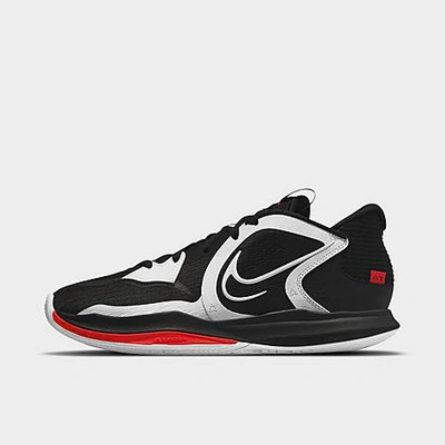Shop Nike Kyrie 5 Low Basketball Shoes In Black/white/chile Red