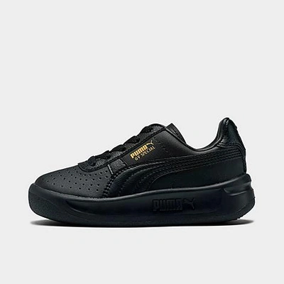Shop Puma Boys' Little Kids' The Gv Special Casual Shoes In  Black/ Team Gold