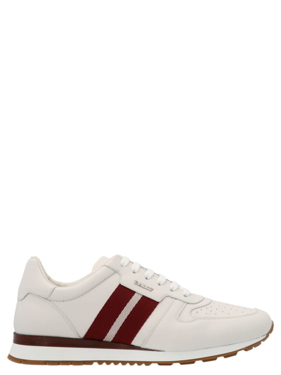 Shop Bally Astelfo Sneakers In White