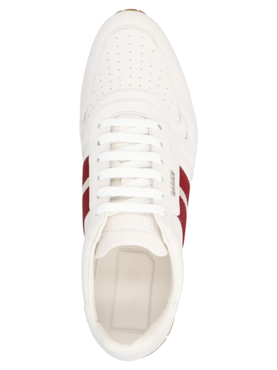 Shop Bally Astelfo Sneakers In White