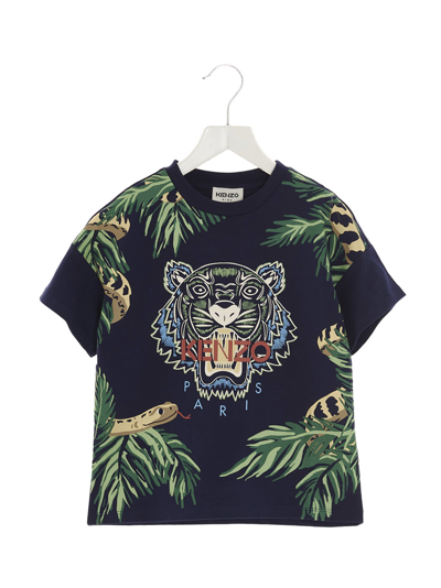 Shop Kenzo Tiger T-shirt In Multicolor