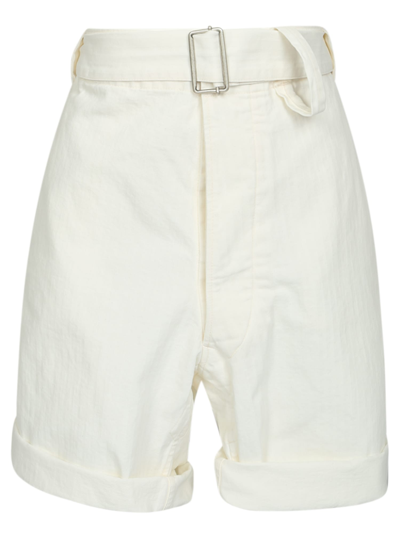 Shop Maison Margiela Chino Shorts In White