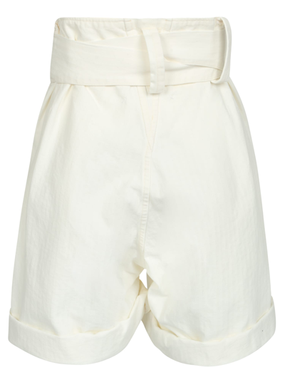 Shop Maison Margiela Chino Shorts In White