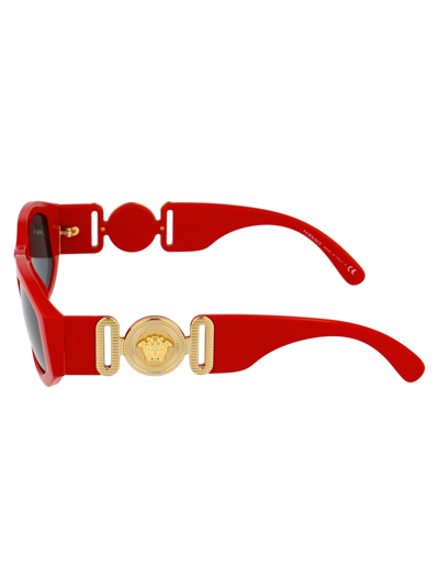 Shop Versace 0ve4361 Sunglasses In 533087 Red