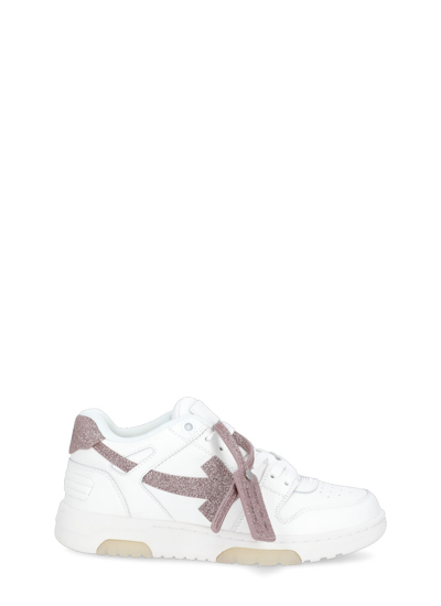 Shop Off-white Out Of Office Sneakers In White Pink