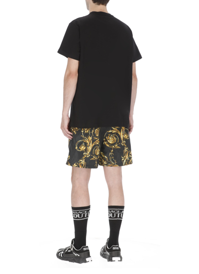 Shop Versace Jeans Couture Garland Short In Black