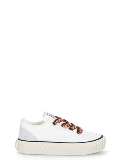 Shop Lanvin Curbies Sneakers In White