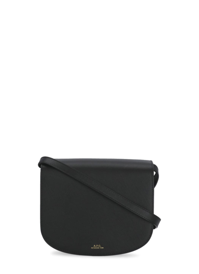 Shop Apc Dina Shoulder Bag In Black