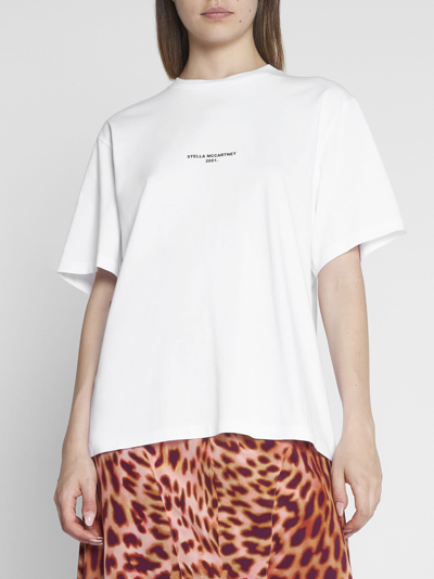Shop Stella Mccartney T-shirt In Pure White