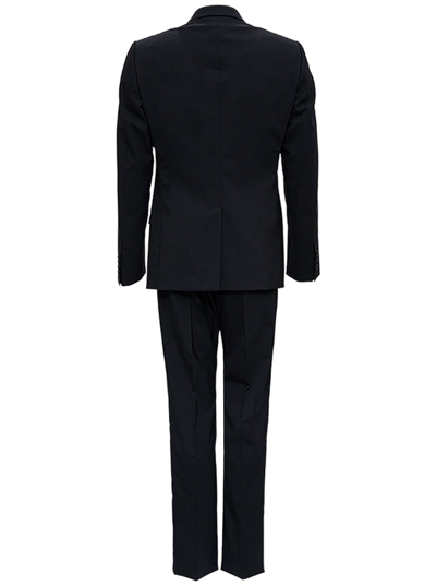 Shop Dolce & Gabbana Black Wool Tailored Suit