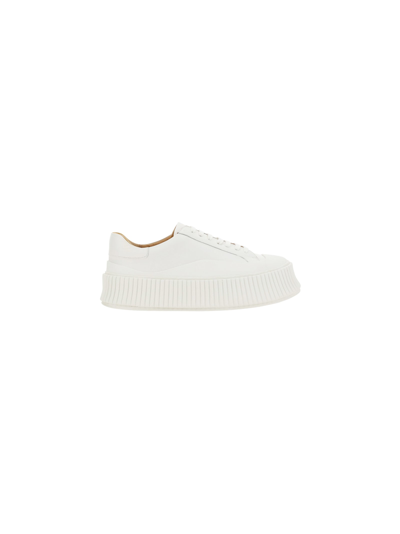 Shop Jil Sander Sneakers In Off White
