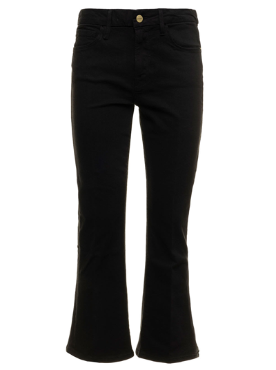 Shop Frame Womans Le Crop Black Denim Jeans