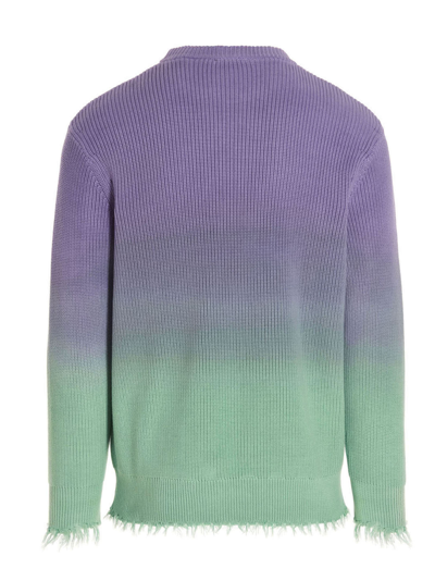 Shop Mauna Kea Faded Wash Sweater In Multicolor