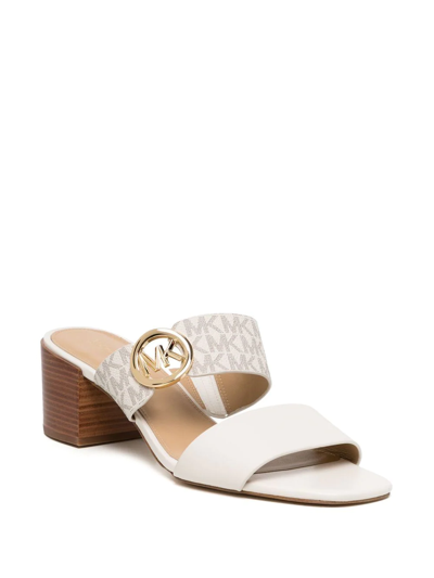 Michael Kors Summer Mid Sandal In Vanilla Color In Brown
