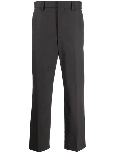 Shop Acne Studios Straight-leg Chino Trousers In Grey