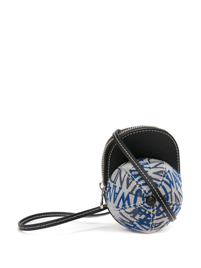 Shop Jw Anderson Nano Cap Bag In Blue