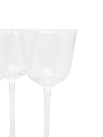 Shop Ann Deumelemeester X Serax Pack Of Four Cocktail Glasses In White