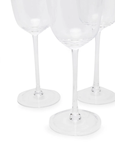 Ann Deumelemeester X Serax Grace Red Wine Glasses (set Of 4) In White