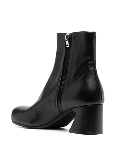 Marni Ankle Boots With Shaped Heel In Black
