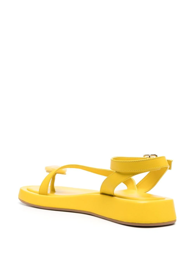 Gia Borghini Open-toe Sandals In Yellow