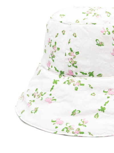 Shop Philosophy Di Lorenzo Serafini Floral Bucket Hat In White