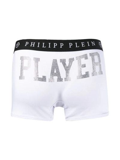 Philipp Plein Tm Graphic-print Boxers In White