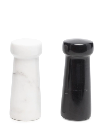 Shop Normann Copenhagen Salt And Pepper Shaker Set In Black