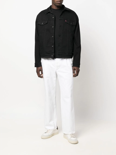 Levi's Trucker Jean Jacket In Black