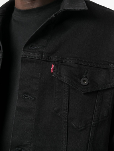 Levi's Trucker Jean Jacket In Black