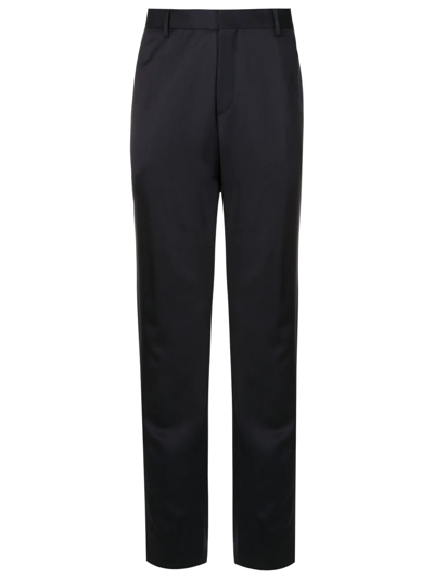 Shop Hugo Boss Straight-leg Tailored Trousers In Black