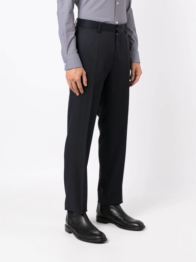 Hugo Boss Boss Man Pants Black Size 44 Virgin Wool In Black