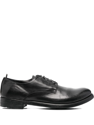 Officine Creative Lace-up Shoes With Polished Finish In Black