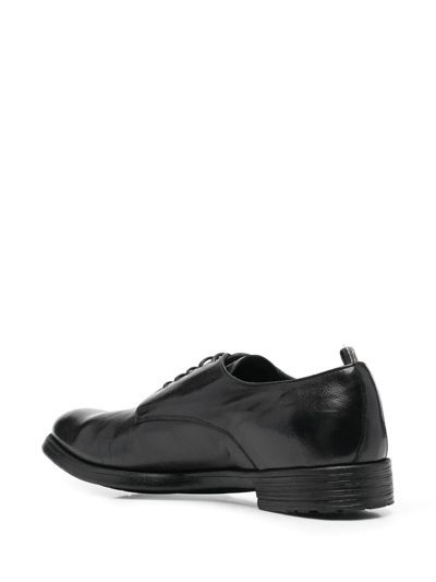 Officine Creative Lace-up Shoes With Polished Finish In Black
