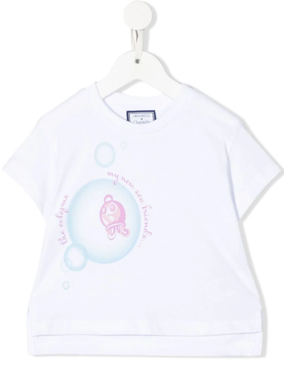Shop Simonetta Graphic-print T-shirt In White