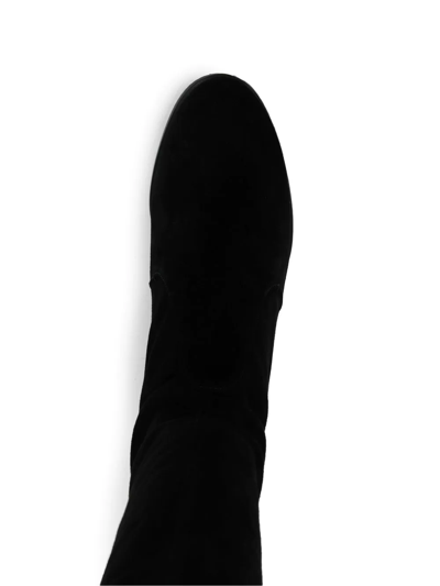 Shop Stuart Weitzman Tieland 85mm Thigh-high Boots In Black