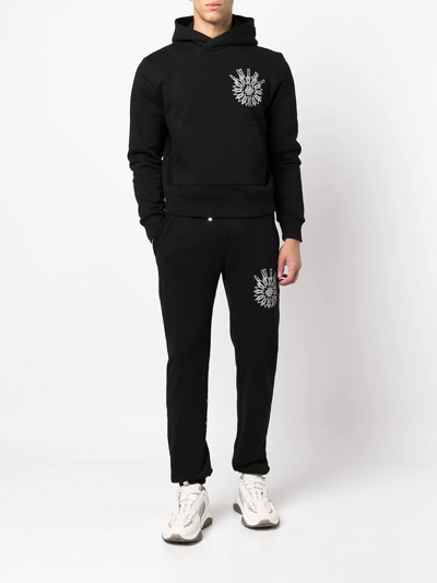 Amiri Slim-cut Logo-print Track Pants In Black