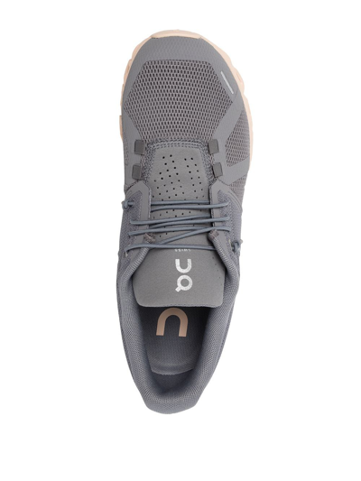 Shop On Running Cloud 5 Speed-lace Sneakers In Grau