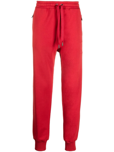 Shop Dolce & Gabbana Drawstring Track Pants In Rot