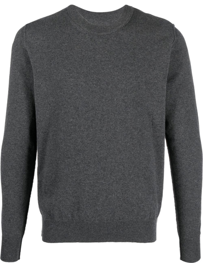 Shop Maison Margiela Crew-neck Cashmere Jumper In Grau