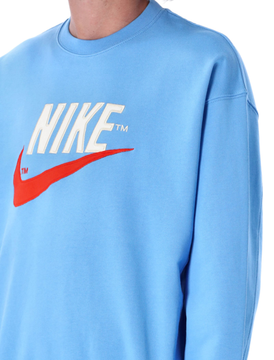 Shop Nike French Terry Sweatshirt In University Blue