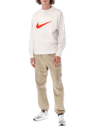 Shop Nike French Terry Sweatshirt In Phantom